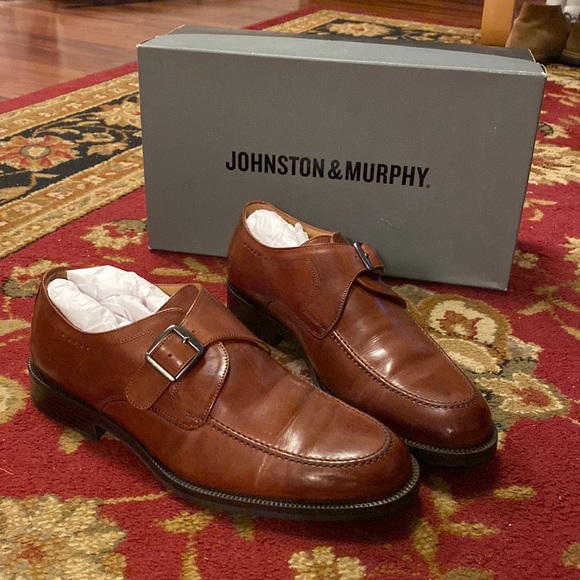 Johnston & Murphy Other - Johnston & Murphy Callum Single Monkstrap Mahogany 9 US / 8 UK / 42 EU
